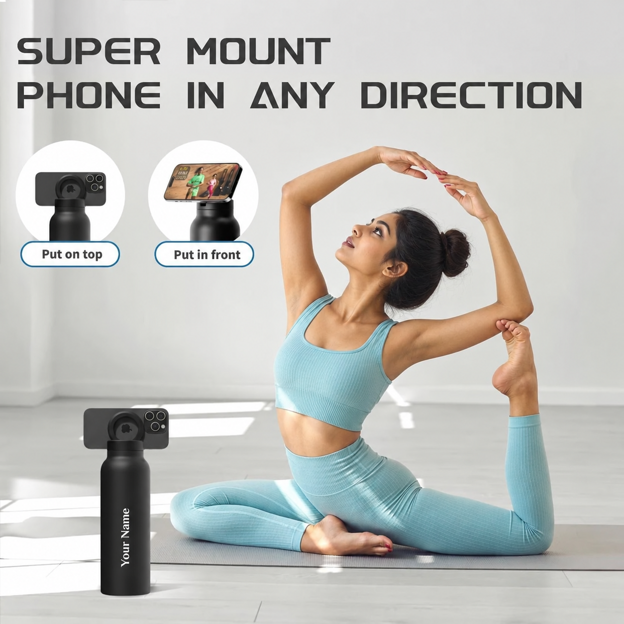 B8 Magnetic Phone Holder Bottle 